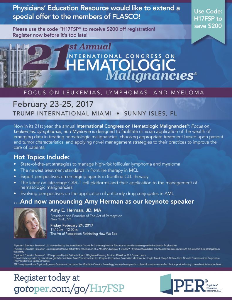 FLASCO / 21st Annual International Congress on Hematologic Malignancies
